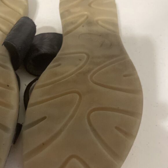 boc BORNVegan Leather Strappy Sandals Navy Blue Size 7 - Picture 9 of 14